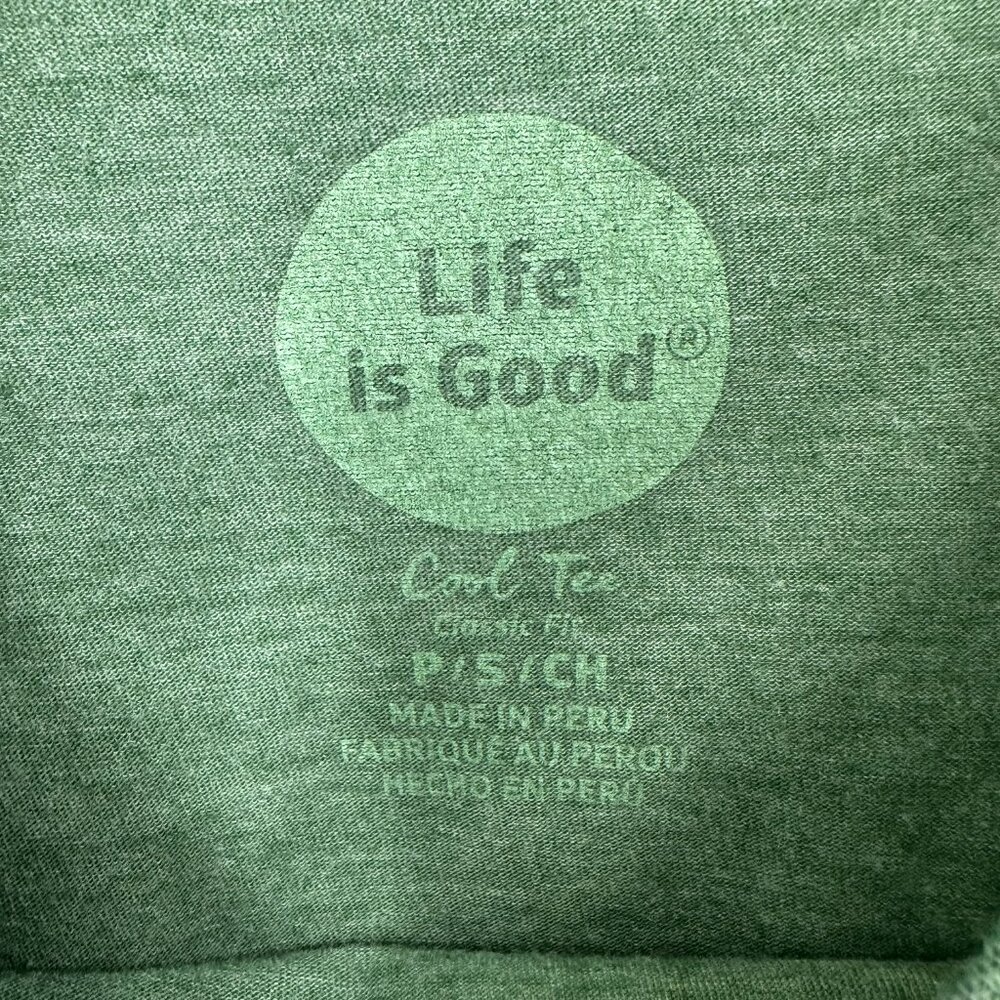 3/$25 Life is Good Long Sleeve Popover Top S Green Shirt - Picture 7 of 7
